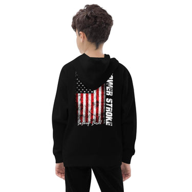 7.3 Power Stroke Hoodie Sweatshirt KIDS SIZES-In-Black-From Aggressive Thread